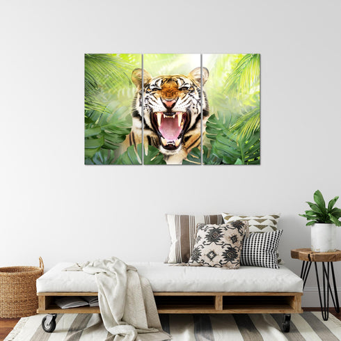 Wandbilder Wohnzimmer XXL Tieger Abstrakt Moderne Bilder Tiere